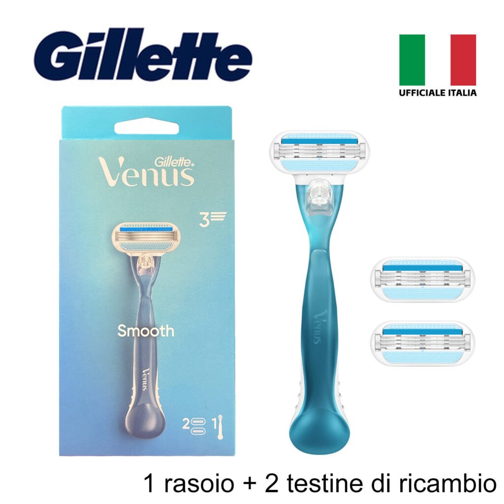 VENUS SMOOTH 1 RASOIO 2 RIC. GILLETTE BL1