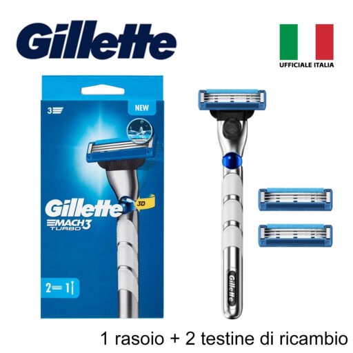 Mach3 Turbo 1 Rasoio 2 Ric. Gillette Ita Bl1