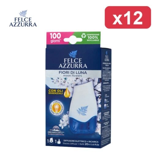 FELCE AZZURRA ELETTRICO BASE FIORI LUNA