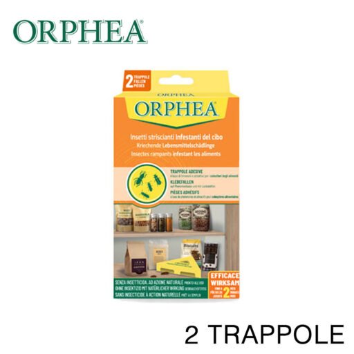 Orphea Insetti Striscianti Infestnti Del Cibo Trappole Adesive 2Trappole Art.118216 12Pz