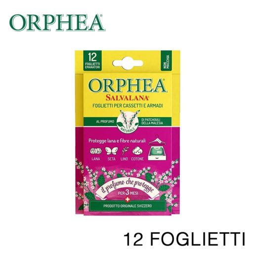 Orphea Foglietti Per Cassetti E Armadi Patchouli 12Foglietti Art.118404 24Pz
