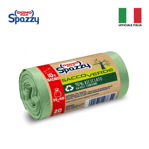 ##DOMOPAK SPAZZY X20 VERDE 10LT BAGNO 35X40CM ART.9869R