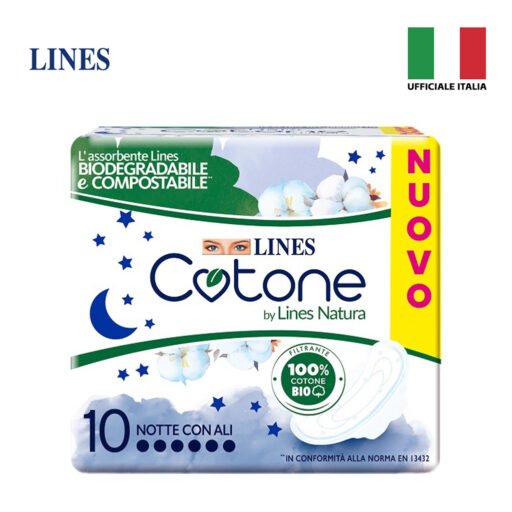 Lines Cotone Ultra Notte 10Pz Art.02741100