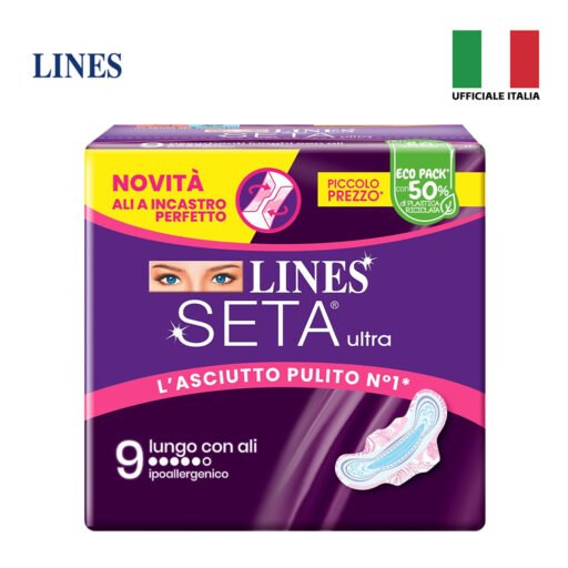 Lines Seta Ultra.Lungo Ali 9Pz Art.02741160