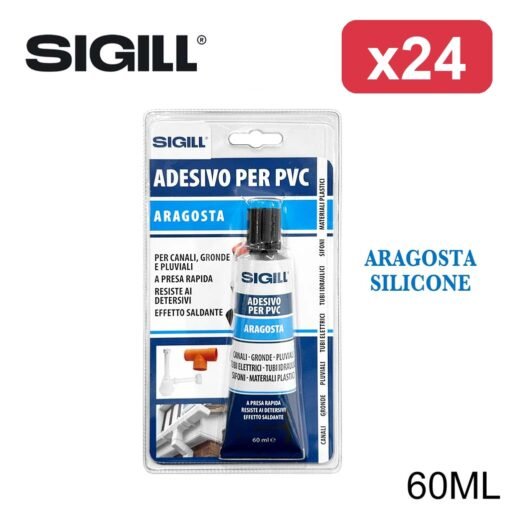 SIGILL ADESIVO PER PVC ARAGOSTA 60ML BL1