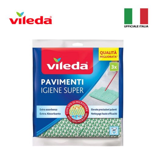Vileda Panno Pavimenti Igiene Super 3Pz Art.167920