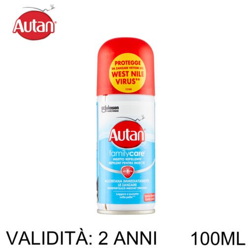 Autan Family Care Spray Secco 100Ml Art.329776 375843 12Pz