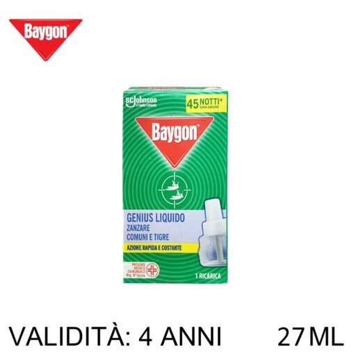 Baygon Liquido Ricarica 45N Art.367623 24Pz