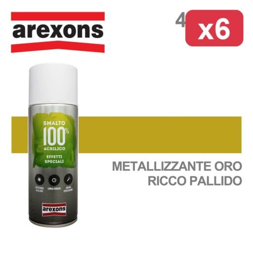 ##AREXONS SMALTO ORO METALIZ. 400ML