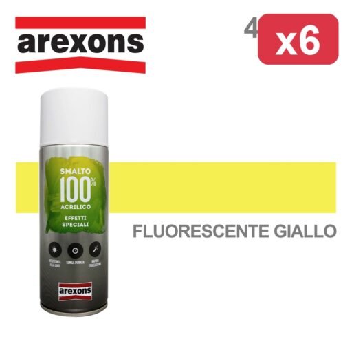 ##AREXONS ACRILICO FLUO GIALLO 400ML