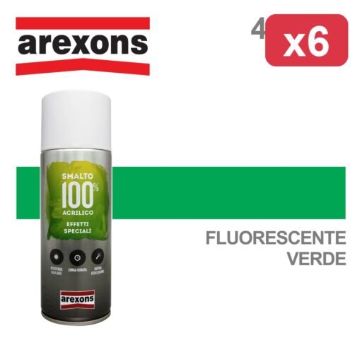 ##AREXONS ACRILICO FLUO VERDE 400ML