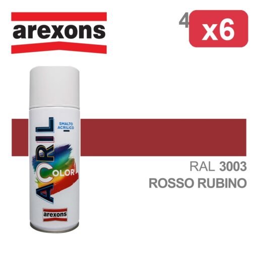 ##AREXONS ACRIL 3003 ROSSO RUBINO 400ML