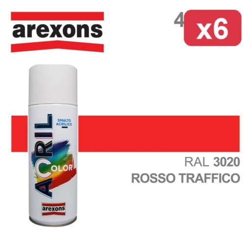 ##AREXONS ACRIL 3020 ROSSO TRAFFIC 400ML