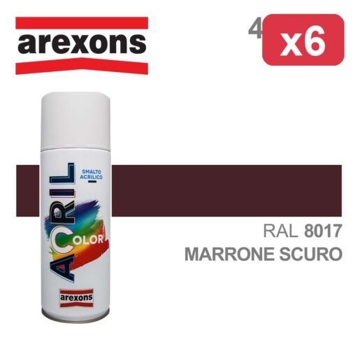 ##AREXONS ACRIL 8017 MARRONE SCURO 400ML