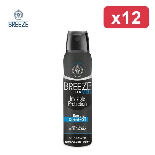 BREEZE DEO SPRAY MEN INVISIBLE 150ML