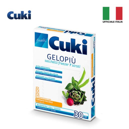 ##CUKI GELOPIU SACCHETTI 30PZ 18X28CM ART.200033