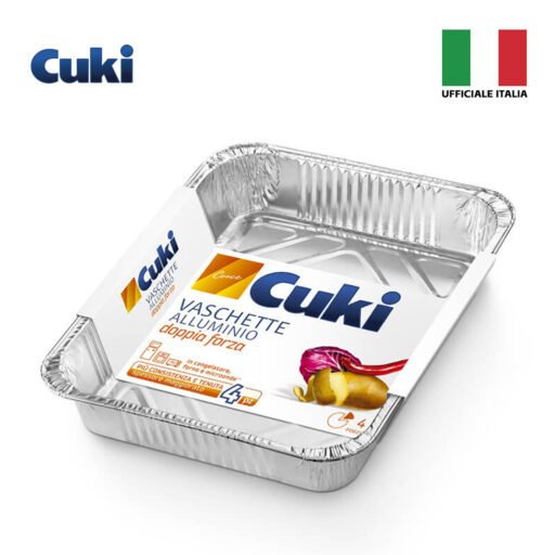 ##CUKI VASCHETTE ALLUMINIO 4PORZIONI 4PZ R75 ART.315142