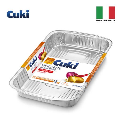 ##CUKI VASCHETTE ALLUMINIO 6PORZIONI 2PZ RS86 ART.325162