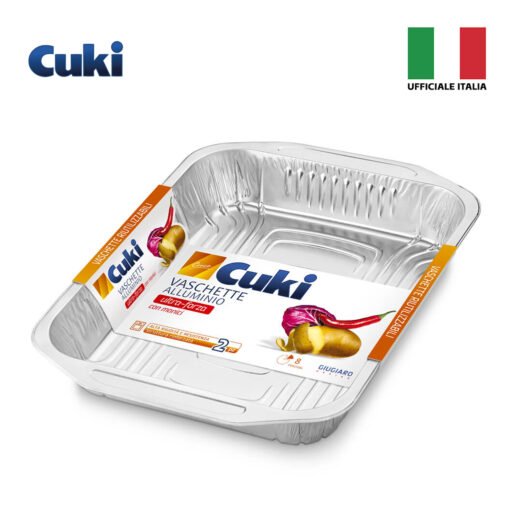 ##CUKI VASCHETTE ALLUMINIO 8PORZIONI 2PZ RS98 ART.325172
