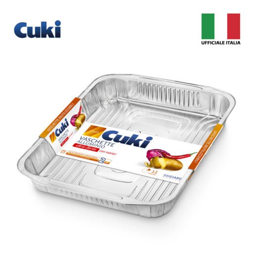 ##CUKI VASCHETTE ALLUMINIO 12PORZIONI 2PZ RS74 ART.325052