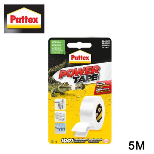 Nastro 5Mt Bianco Powertape Art.2893898 Pattex Bl1