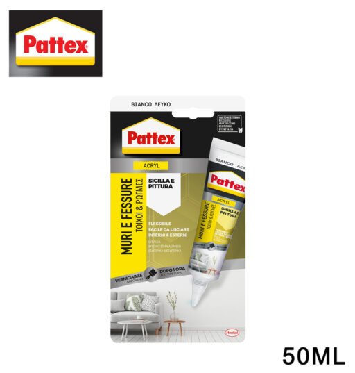 Silicone 50Ml Muri E Fessure Art.2813664 Pattex Pz1