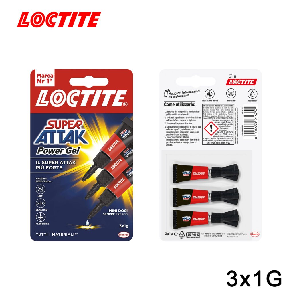 Super Attak 3X1Gr Power Gel Colla Bl1