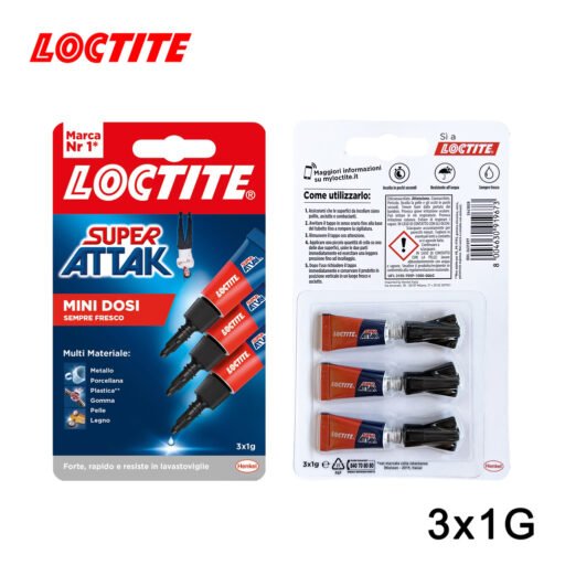 Super Attak 3X1Gr Mini Dosi Colla Bl1
