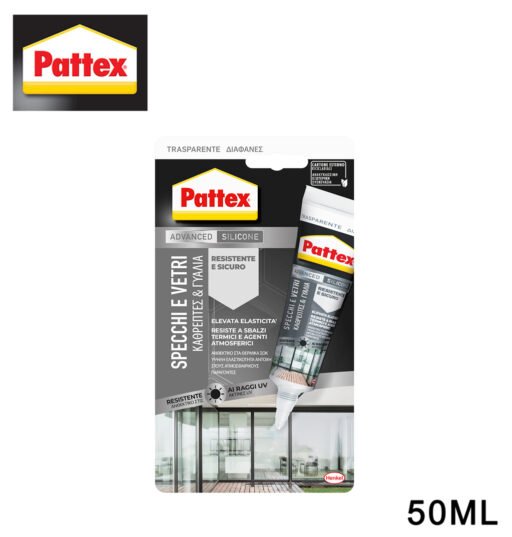 Silicone 50Ml Specchi E Vetri Art.2813803 Pattex Bl1