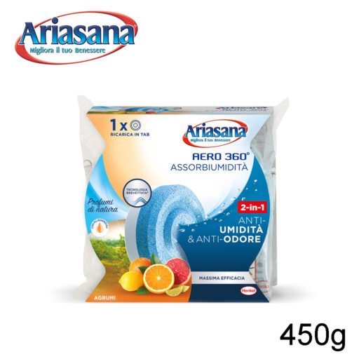 Ariasana Aero360 Ricarica Tab Citrus 450G Art.2981461