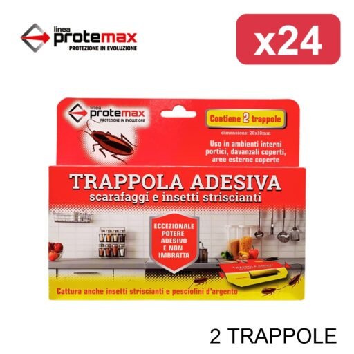 PROTEMAX X2 TRAPPOLA SCARAFAGGI ADESIVA