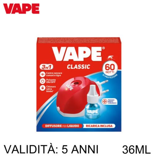 Vape Emanatore E Ricarica Classic 36Ml Art.Ga1784300