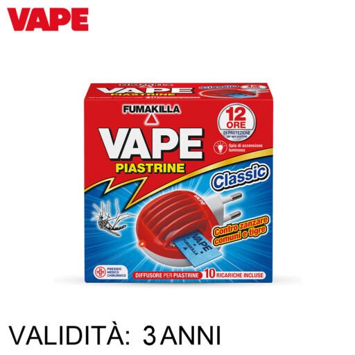 Vape Elettroemanatore Spina Classic 10 Piastrine Art.Ga1888700 Ga2110800
