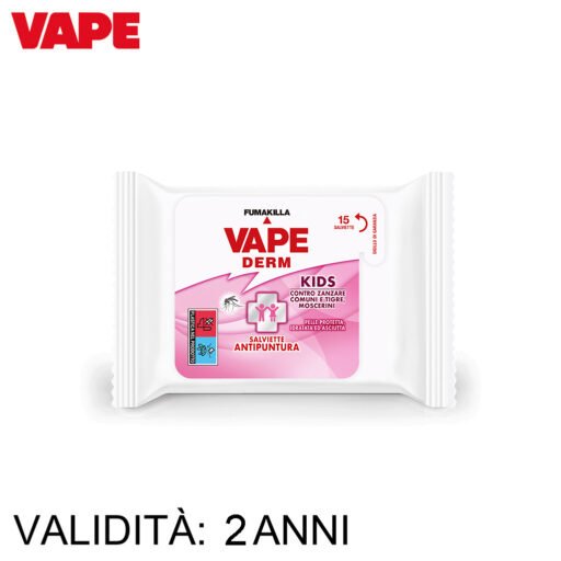 Vape Derm Kids Salviette Antipuntura Art.Ga2028600