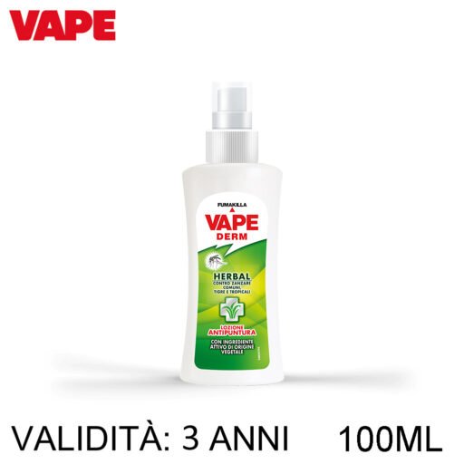 Vape Derm Herbal Lozione Antipuntura 100Ml Art.Ga1897200
