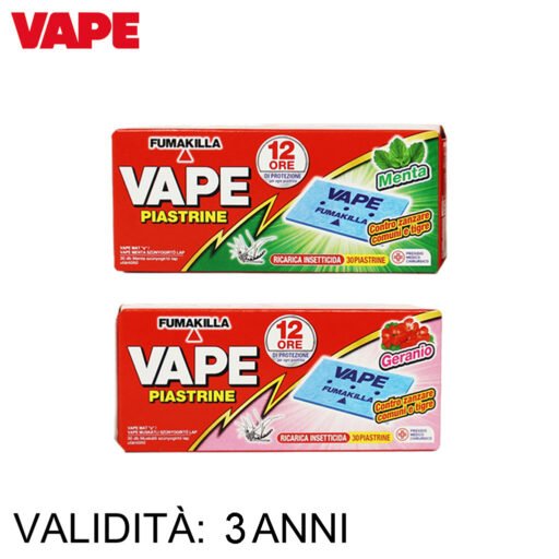 Vape Cassa Mista Piastrine Menta Geranio 30 Pz Art.Ga18896 Ga21123