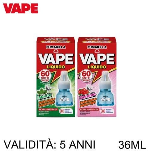 Vape Ricarica Menta Geranio 36Ml Art.Ga18879 Ga17993