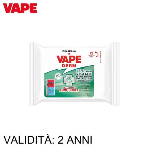 Vape Derm 100%Veg Salviette Ita Art.Ga1902900