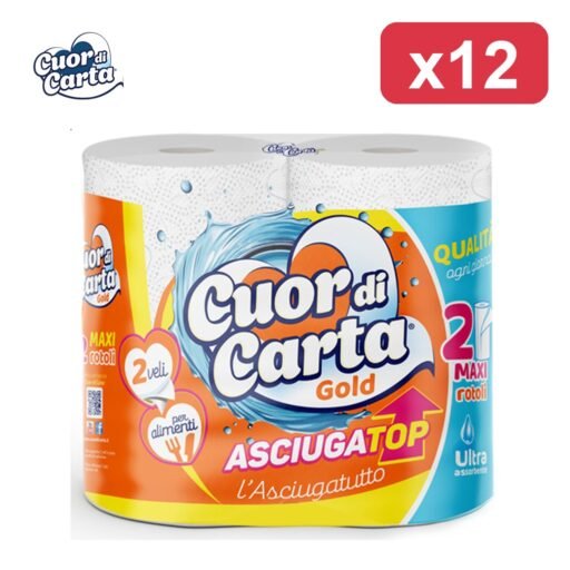 CUOR DI CARTA ASCIUGATUTTO 2 ROTOLI