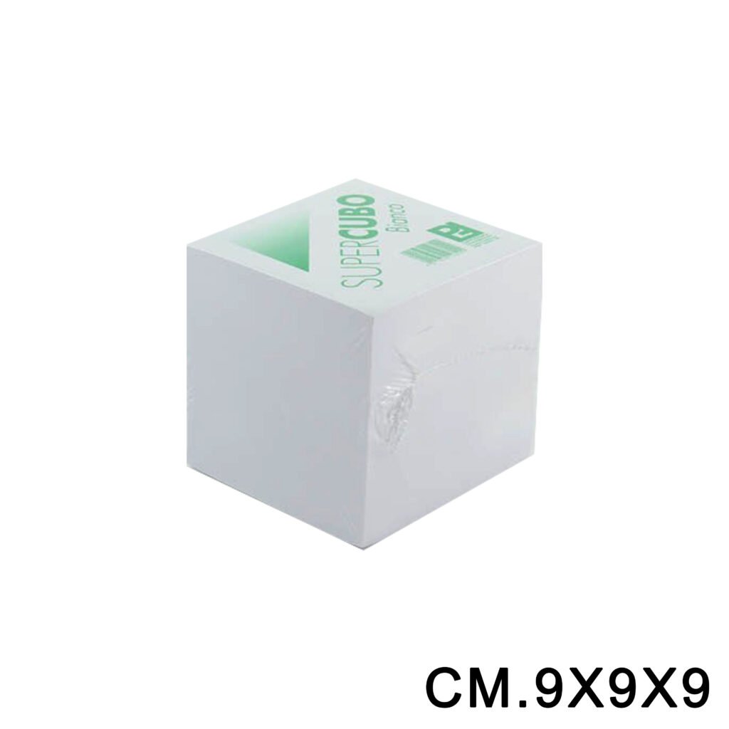 Cubo Bianco 9X9X9 Cm. Art.10800 Pz1