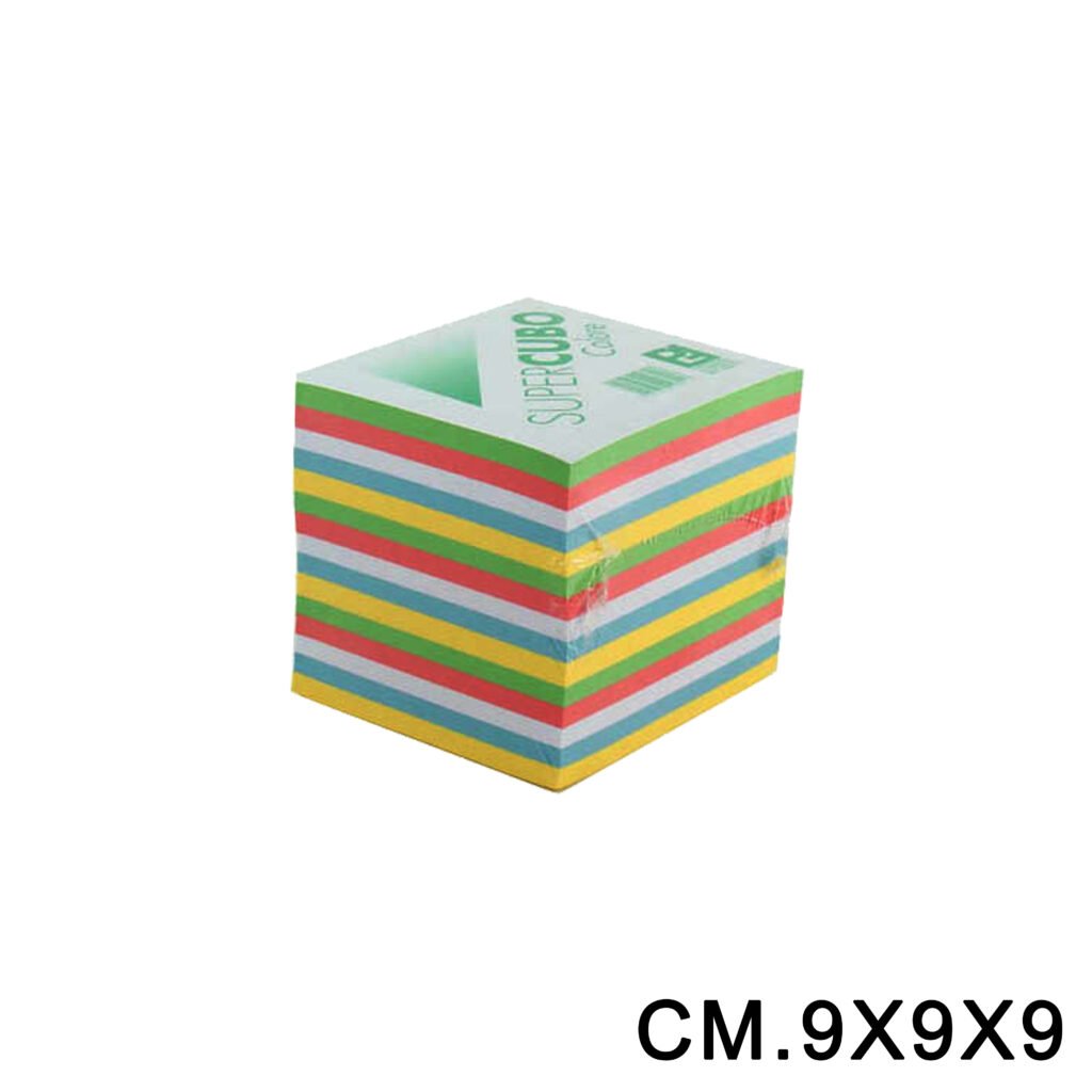 Cubo Colorato 9X9X9 Cm. Art.10801 Pz1