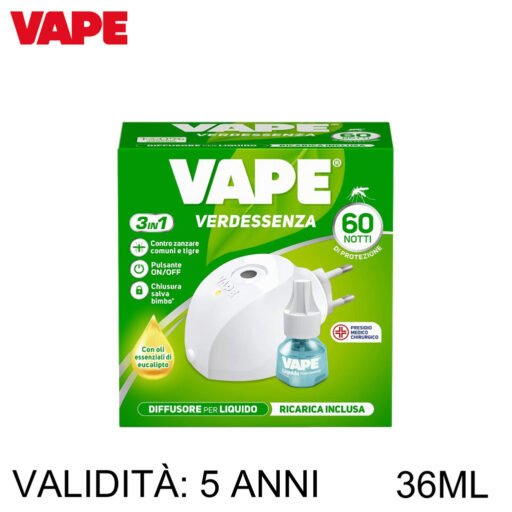 Vape Verdessenza 3In1 Diffusore E Ricarica 36Ml Art.Ga1784500