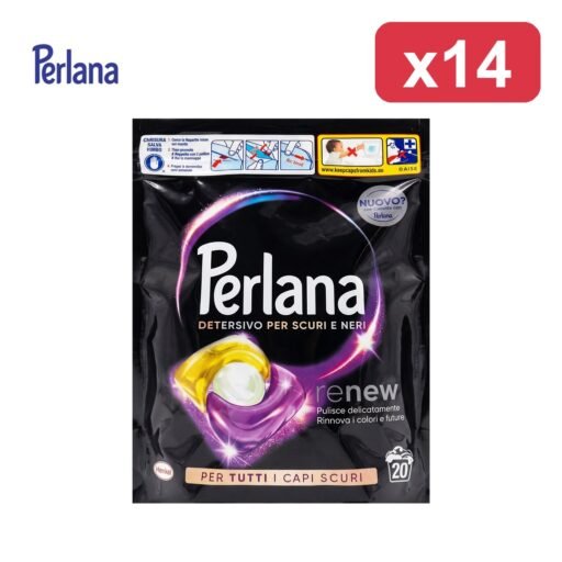 PERLANA CAPS NERO 20PZ