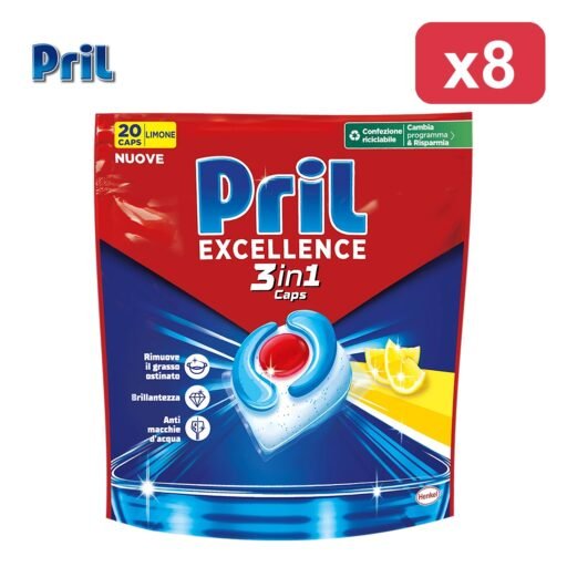 PRIL CAPS 3IN1 LIMONE 20PZ
