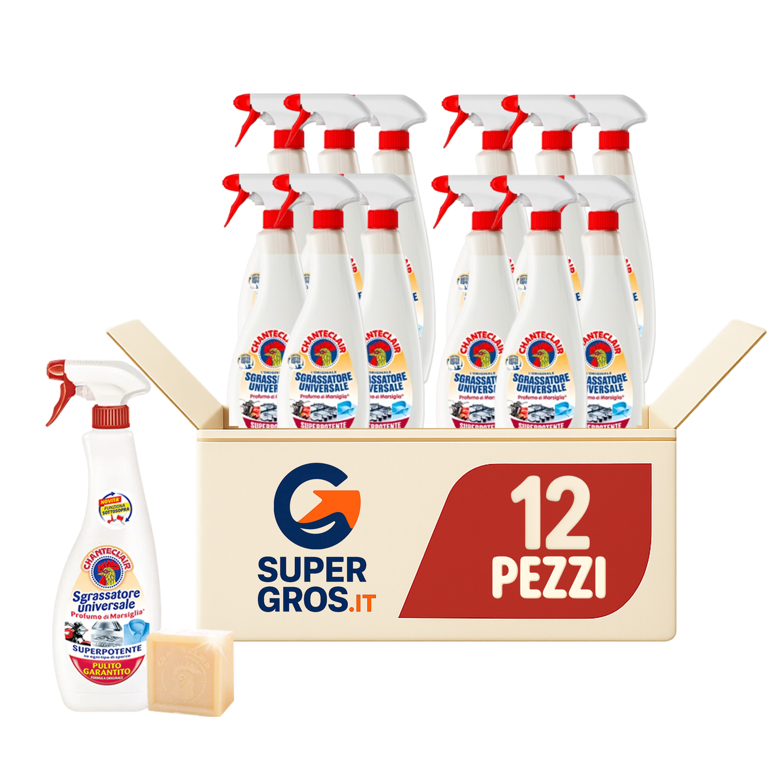 Chanteclair Sgrassatore Spray Marsiglia 600Ml Art.0126710It 3