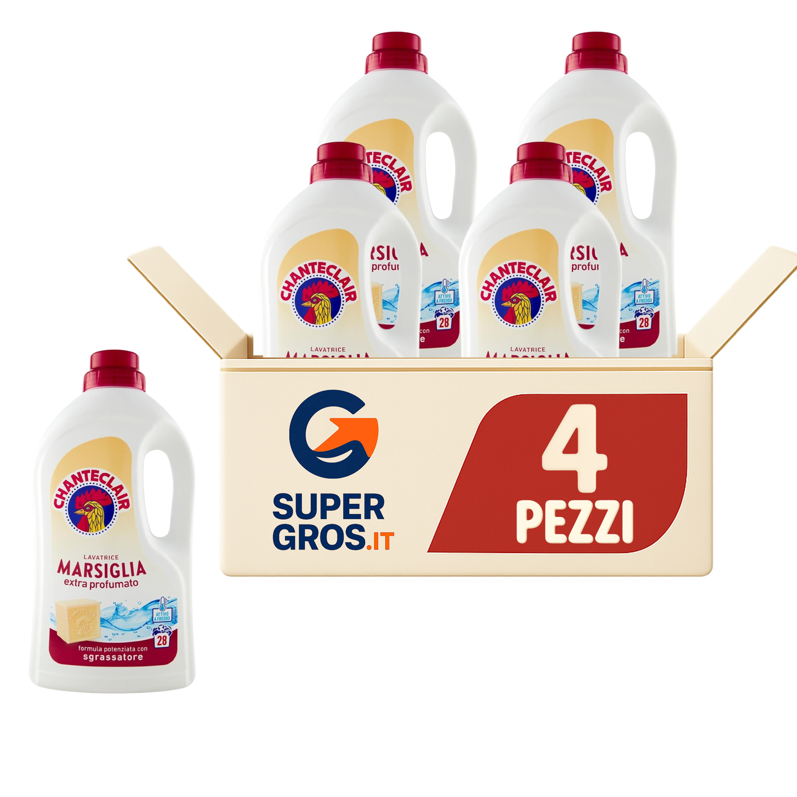 Chanteclair Lavatrice 28Lav.Marsiglia 1.26L - immagine 3
