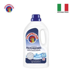 Chanteclair detersivo lavatrice Pulito Profondo con vero Sgrassatore efficace a basse temperature 1260 ml cartone 8