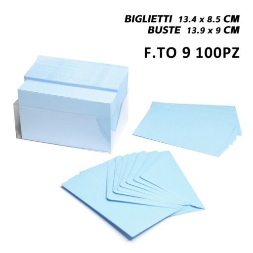 BIGL. BUSTE F.TO 9 100/100 CELESTE