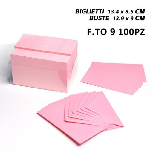 BIGL. BUSTE F.TO 9 100/100 ROSA