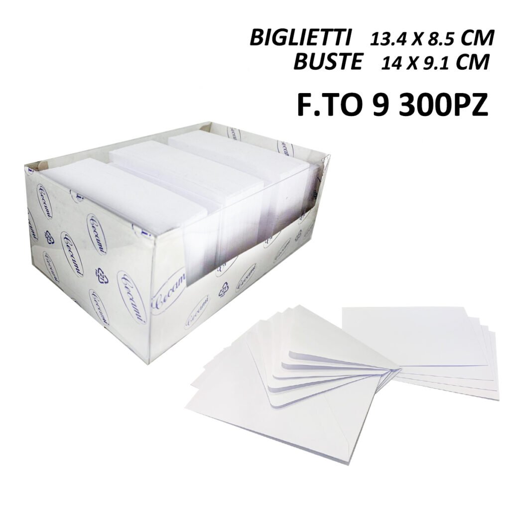 Biglietti E Buste F.To 9 300 300 Bianco Art.Lf40500F9 Hd 1Pz